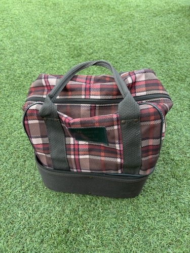 Tartan lawn bowls - bowls, bag